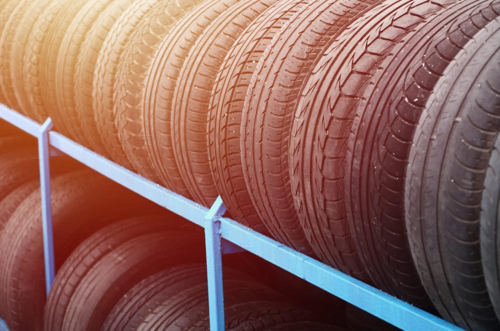 Used tires rack